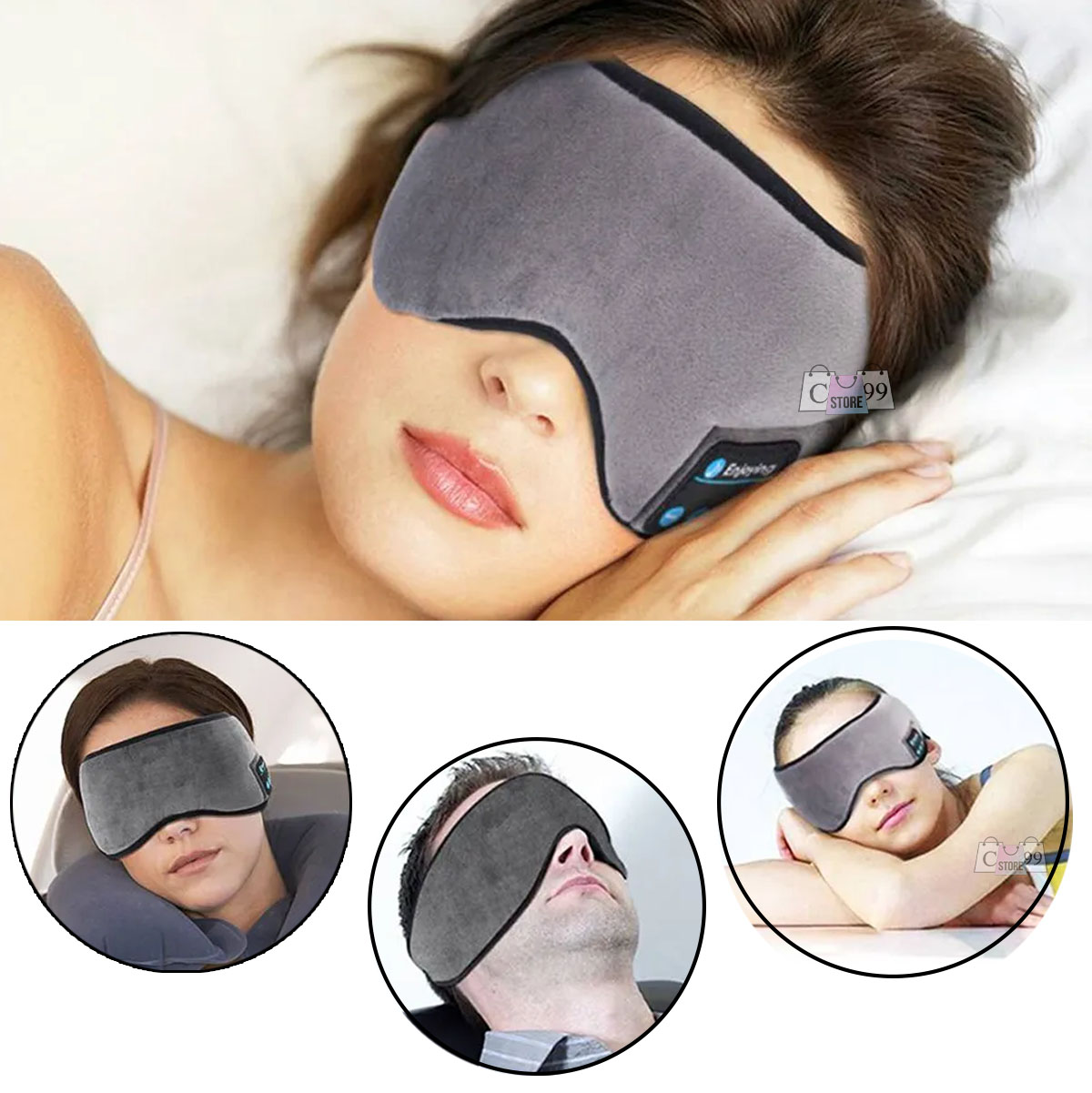 Miniatura 2 de Tapa Ojos Con Aromaterapia y  Bluetooth